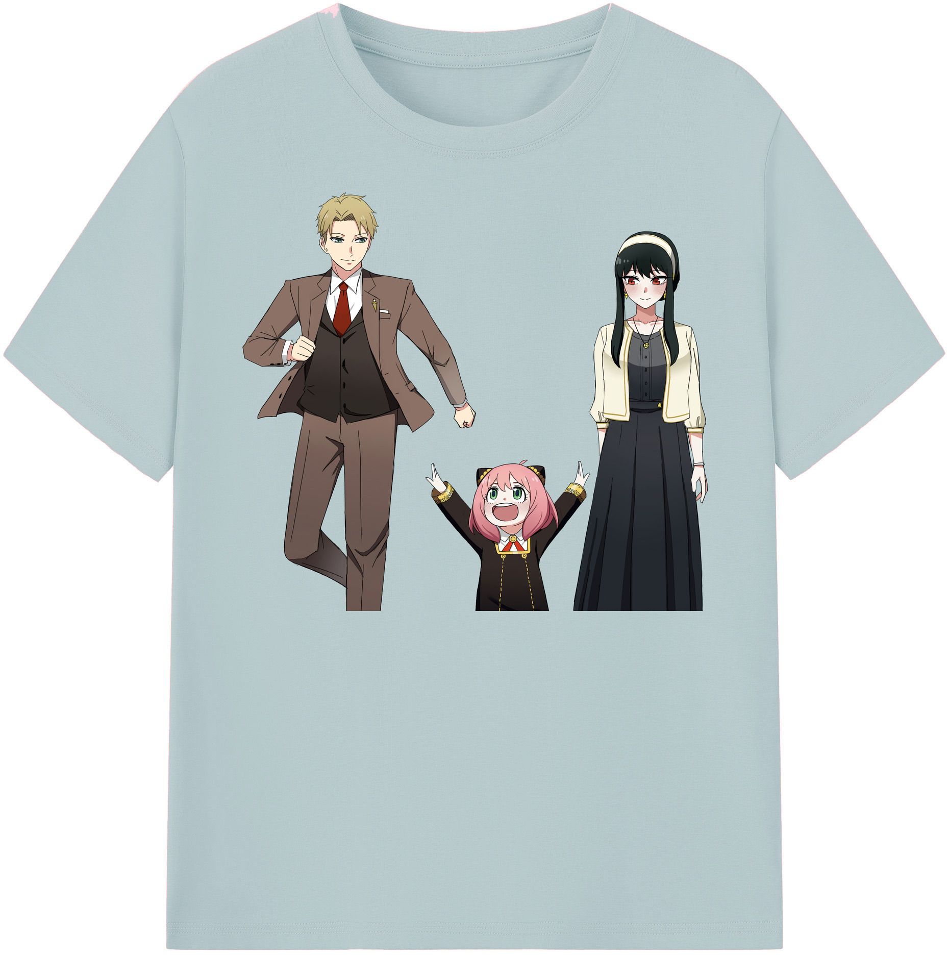 （画像用） SPY×FAMILY间谍家家酒 綿100％半袖Tシャツ（フロントプリント）